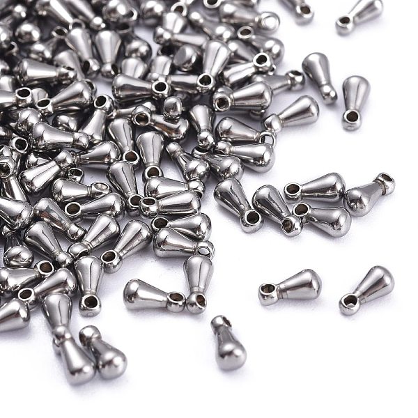 PandaHall 304 Stainless Steel Chain Findings teardrop, Shaped Charms, Chain Extender Drop, Stainless Steel Color, 6x3mm, Hole: 0.5mm 304...
PandaHall 304 Stainless Steel Chain Findings teardrop, Shaped Charms, Chain Extender Drop, Stainless Steel Color, 6x3mm, Hole: 0.5mm 304...
