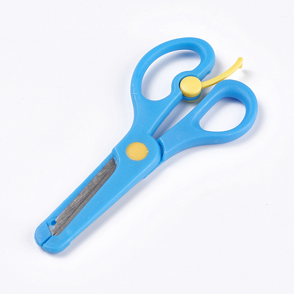 PandaHall Stainless Steel and ABS Plastic Scissors, Safety Craft Scissors for Kids, Deep Sky Blue, 13.5x6.2cm Stainless Steel Blue
PandaHall Stainless Steel and ABS Plastic Scissors, Safety Craft Scissors for Kids, Deep Sky Blue, 13.5x6.2cm Stainless Steel Blue