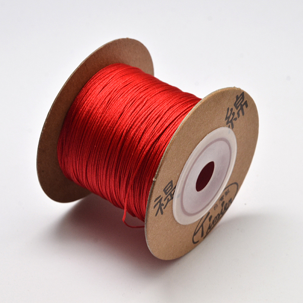 PandaHall Eco-Friendly Dyed Nylon Threads, String Threads Cords, Red, 0.4mm, about 164.04 yards(150m)/roll Nylon Red
PandaHall Eco-Friendly Dyed Nylon Threads, String Threads Cords, Red, 0.4mm, about 164.04 yards(150m)/roll Nylon Red