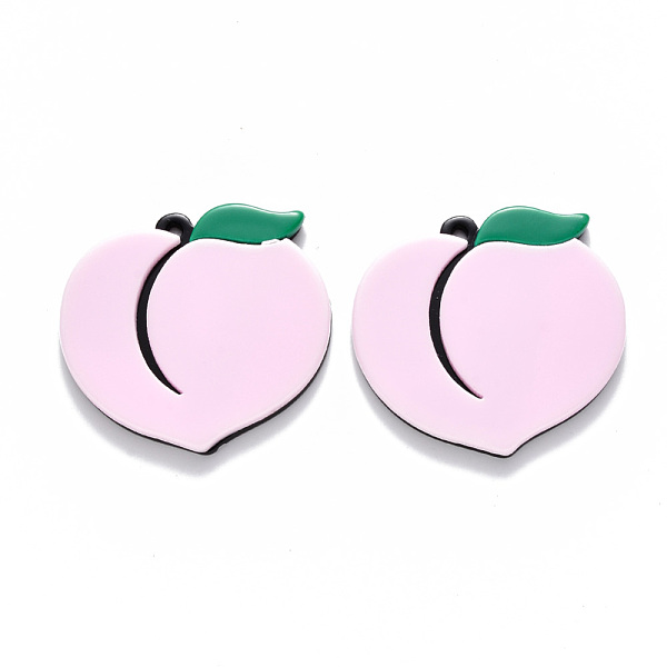 PandaHall Cellulose Acetate(Resin) Pendants, Peach, Pearl Pink, 37.5x40x4mm, Hole: 2mm Cellulose Acetate Fruit Pink
PandaHall Cellulose Acetate(Resin) Pendants, Peach, Pearl Pink, 37.5x40x4mm, Hole: 2mm Cellulose Acetate Fruit Pink