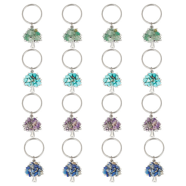 PandaHall HOBBIESAY 16Pcs 4 Style Chip Gemstone Keychain, with Antique Silver Plated Alloy Pendants and 316 Surgical Stainless Steel Split...
PandaHall HOBBIESAY 16Pcs 4 Style Chip Gemstone Keychain, with Antique Silver Plated Alloy Pendants and 316 Surgical Stainless Steel Split...
