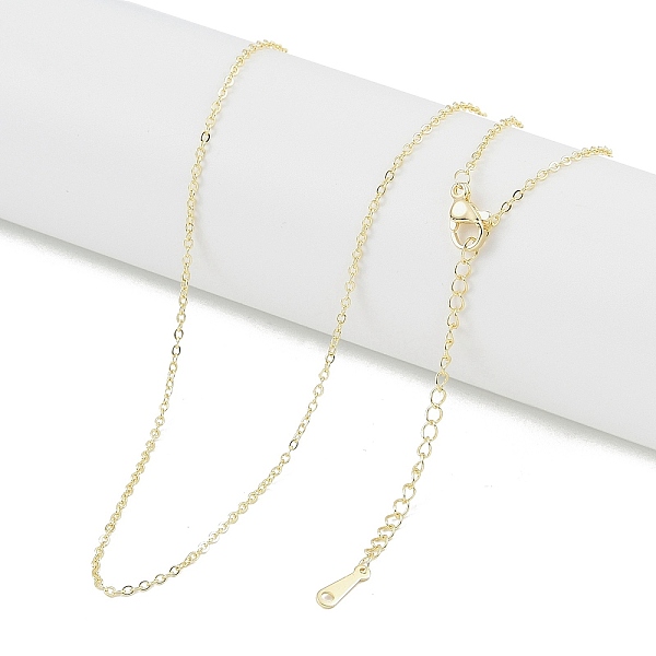 PandaHall Brass Cable Chain Necklaces, Real 18K Gold Plated, 17.20 inch(437mm) Brass
PandaHall Brass Cable Chain Necklaces, Real 18K Gold Plated, 17.20 inch(437mm) Brass