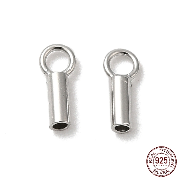 PandaHall Rhodium Plated 925 Sterling Silver Cord Ends, End Caps, Column, Platinum, 6x2.5x1.5mm, Hole: 1.6mm, Inner Diameter: 1mm Sterling...
PandaHall Rhodium Plated 925 Sterling Silver Cord Ends, End Caps, Column, Platinum, 6x2.5x1.5mm, Hole: 1.6mm, Inner Diameter: 1mm Sterling...