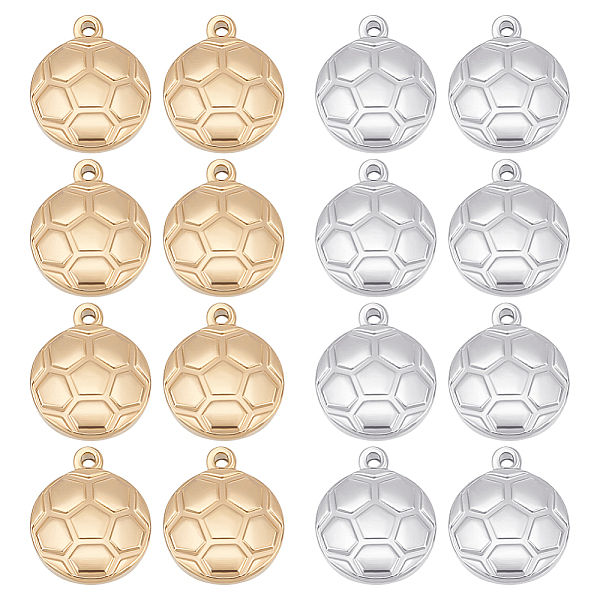 PandaHall UNICRAFTALE 16Pcs 2 Colors 304 Stainless Steel Charms Football Pendant Hole 1mm Soccer Ball Charms Metal Pendant for Braclet...
PandaHall UNICRAFTALE 16Pcs 2 Colors 304 Stainless Steel Charms Football Pendant Hole 1mm Soccer Ball Charms Metal Pendant for Braclet...