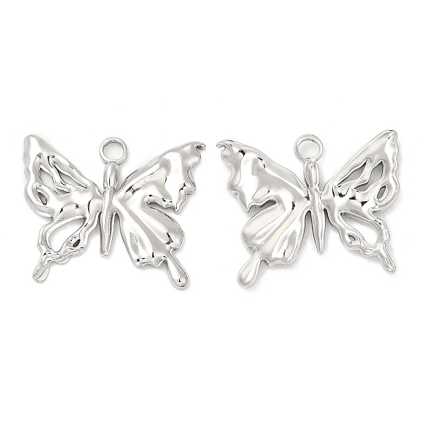 PandaHall 304 Stainless Steel Pendants, Butterfly Charm, Stainless Steel Color, 21x25x2mm, Hole: 3mm 304 Stainless Steel Butterfly
PandaHall 304 Stainless Steel Pendants, Butterfly Charm, Stainless Steel Color, 21x25x2mm, Hole: 3mm 304 Stainless Steel Butterfly