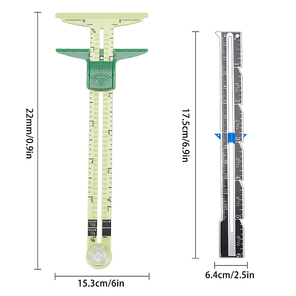 PandaHall Gorgecraft Aluminum Sliding Gauge Measuring Sewing Ruler, with Plastic Sliding Gauge Measuring Sewing Ruler, for Sewing, Crafting..., Multicolor
PandaHall Gorgecraft Aluminum Sliding Gauge Measuring Sewing Ruler, with Plastic Sliding Gauge Measuring Sewing Ruler, for Sewing, Crafting..., Multicolor
