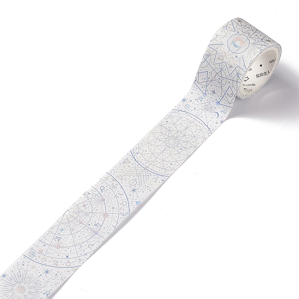 PandaHall Laser Paper Decorative Adhesive Tapes, for DIY Scrapbooking, Craft, Arts, Geometric Pattern, 30mm, about 3m/roll Paper Others..., White
PandaHall Laser Paper Decorative Adhesive Tapes, for DIY Scrapbooking, Craft, Arts, Geometric Pattern, 30mm, about 3m/roll Paper Others..., White