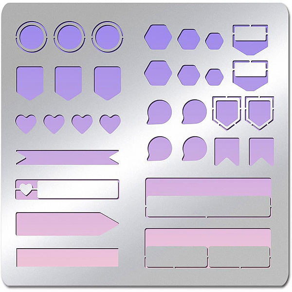 PandaHall Stainless Steel Cutting Dies Stencils, for DIY Scrapbooking/Photo Album, Decorative Embossing DIY Paper Card, Matte Stainless...
PandaHall Stainless Steel Cutting Dies Stencils, for DIY Scrapbooking/Photo Album, Decorative Embossing DIY Paper Card, Matte Stainless...