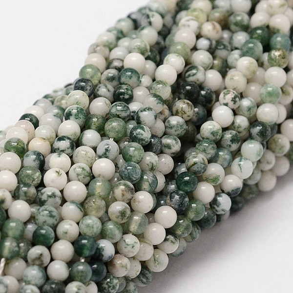 PandaHall Natural Tree Agate Beads Strands, Round, 2mm, Hole: 0.5mm, 190pcs/strand, 15.7 inch Tree Agate Round
PandaHall Natural Tree Agate Beads Strands, Round, 2mm, Hole: 0.5mm, 190pcs/strand, 15.7 inch Tree Agate Round