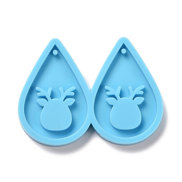PandaHall DIY Teardrop with Reindeer Pendants Silicone Molds, Resin Casting Molds, For UV Resin, Epoxy Resin Jewelry Making, Christmas Theme...
PandaHall DIY Teardrop with Reindeer Pendants Silicone Molds, Resin Casting Molds, For UV Resin, Epoxy Resin Jewelry Making, Christmas Theme...