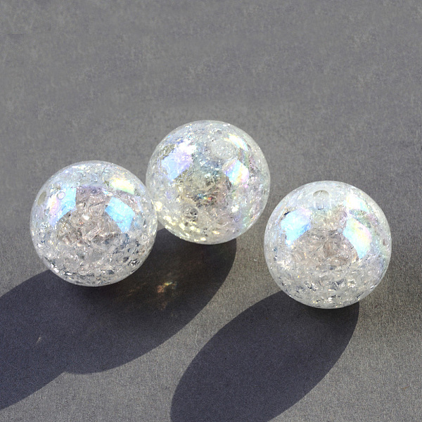 PandaHall AB Color Transparent Crackle Round Acrylic Beads, Clear AB, 20mm, Hole: 2.5mm, about 108pcs/500g Acrylic Round White
PandaHall AB Color Transparent Crackle Round Acrylic Beads, Clear AB, 20mm, Hole: 2.5mm, about 108pcs/500g Acrylic Round White