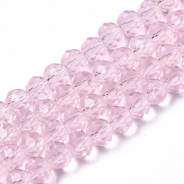 PandaHall Glass Beads Strands, Faceted, Rondelle, Pink, 4x3mm, Hole: 0.4mm, about 113~115pcs/strand, 41~42cm Glass Rondelle Pink
PandaHall Glass Beads Strands, Faceted, Rondelle, Pink, 4x3mm, Hole: 0.4mm, about 113~115pcs/strand, 41~42cm Glass Rondelle Pink