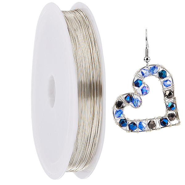 PandaHall SUNNYCLUE Eco-Friendly Copper Wire, Round Beading Wire, with Spool, Long-Lasting Plated, Silver, 0.3mm, about 328.08 Feet...
PandaHall SUNNYCLUE Eco-Friendly Copper Wire, Round Beading Wire, with Spool, Long-Lasting Plated, Silver, 0.3mm, about 328.08 Feet...