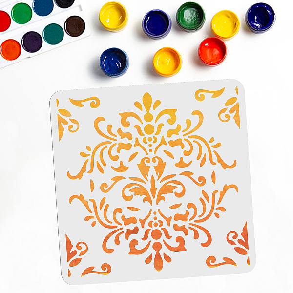 PandaHall PET Hollow Out Drawing Painting Stencils, for DIY Scrapbook, Photo Album, Floral Pattern, 300x300mm Plastic Flower
PandaHall PET Hollow Out Drawing Painting Stencils, for DIY Scrapbook, Photo Album, Floral Pattern, 300x300mm Plastic Flower