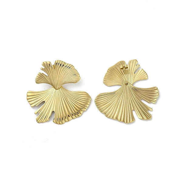 PandaHall Ion Plating(IP) 304 Stainless Steel Stud Earrings, Leaf, Golden, 48x45mm 304 Stainless Steel Leaf
PandaHall Ion Plating(IP) 304 Stainless Steel Stud Earrings, Leaf, Golden, 48x45mm 304 Stainless Steel Leaf