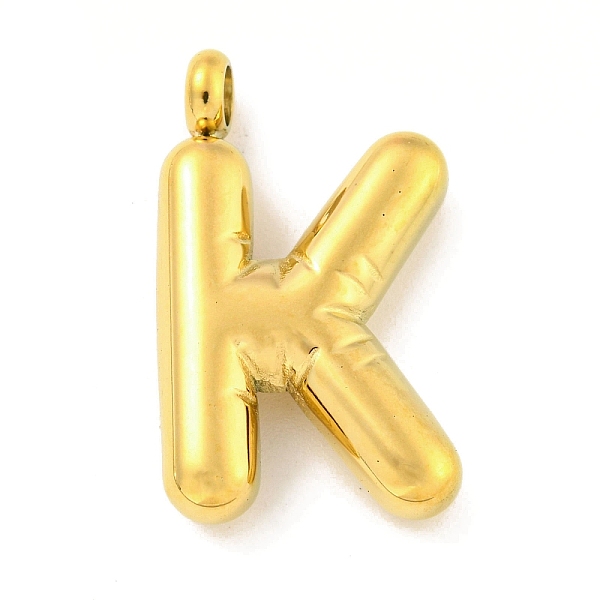PandaHall Ion Plating(IP) 304 Stainless Steel Pendants, Letter Charm, Golden, Letter K, 25.5x15.5x5.5mm, Hole: 3mm 304 Stainless Steel...
PandaHall Ion Plating(IP) 304 Stainless Steel Pendants, Letter Charm, Golden, Letter K, 25.5x15.5x5.5mm, Hole: 3mm 304 Stainless Steel...