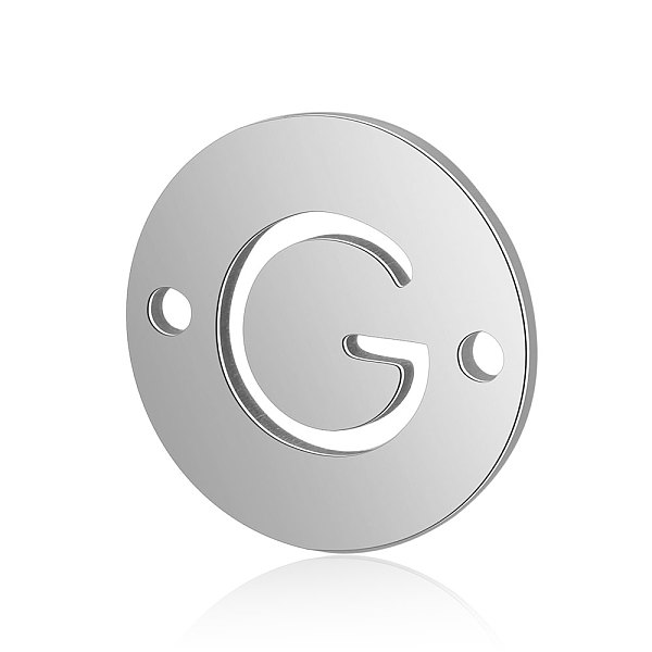 PandaHall Titanium Steel Links connectors, Flat Round with Letter, Stainless Steel Color, Letter.G, 12x0.8mm, Hole: 0.8mm Titanium Steel...
PandaHall Titanium Steel Links connectors, Flat Round with Letter, Stainless Steel Color, Letter.G, 12x0.8mm, Hole: 0.8mm Titanium Steel...