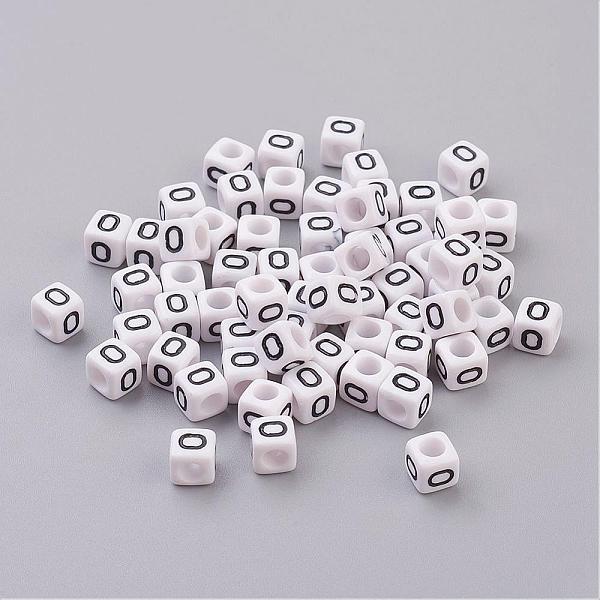 PandaHall White Cube Letter Acrylic Beads, Horizontal Hole, Letter O, Size: about 6mm wide, 6mm long, 6mm high, hole: about 3.2mm, about...
PandaHall White Cube Letter Acrylic Beads, Horizontal Hole, Letter O, Size: about 6mm wide, 6mm long, 6mm high, hole: about 3.2mm, about...