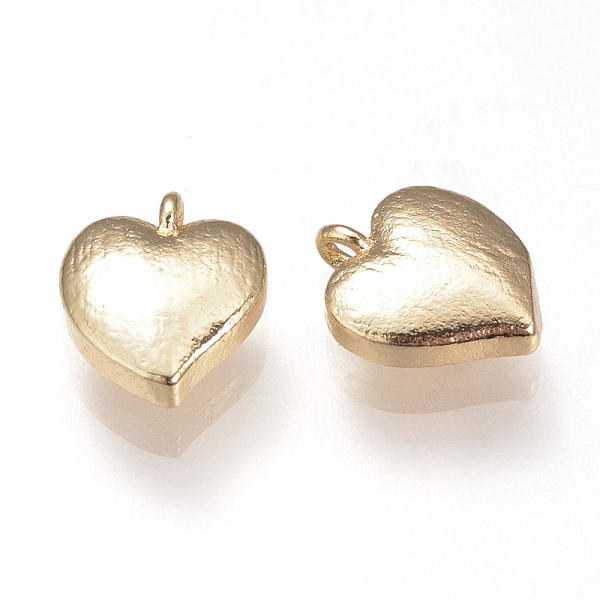 PandaHall Brass Charms, Nickel Free, Real 18K Gold Plated, Heart, 9x7x3mm, Hole: 1mm Brass Heart
PandaHall Brass Charms, Nickel Free, Real 18K Gold Plated, Heart, 9x7x3mm, Hole: 1mm Brass Heart