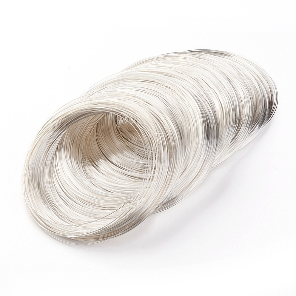 PandaHall Carbon Steel Memory Wire, for Collar Necklace Making, Necklace Wire, Silver, 22 Gauge, 0.6mm, about 900 circles/1000g Steel Round
PandaHall Carbon Steel Memory Wire, for Collar Necklace Making, Necklace Wire, Silver, 22 Gauge, 0.6mm, about 900 circles/1000g Steel Round