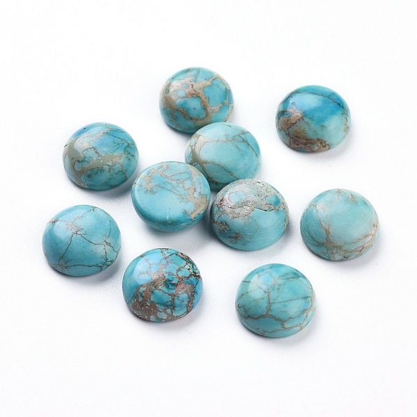 PandaHall Natural Regalite/Imperial Jasper/Sea Sediment Jasper Cabochons, Dyed, Half Round, Turquoise, 10x4.5mm Imperial Jasper Half Round..., Green
PandaHall Natural Regalite/Imperial Jasper/Sea Sediment Jasper Cabochons, Dyed, Half Round, Turquoise, 10x4.5mm Imperial Jasper Half Round..., Green