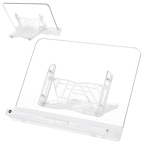 PandaHall Foldable Rectangle Acrylic Desktop Display Stands, for Book Holder, Clear, 30x23.5x22.5cm Acrylic Rectangle Clear
PandaHall Foldable Rectangle Acrylic Desktop Display Stands, for Book Holder, Clear, 30x23.5x22.5cm Acrylic Rectangle Clear