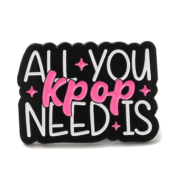 PandaHall Word All You Need Is Kpop Alloy Enamel Pin Brooch, for Backpack Clothes, Black, 22x30x1.5mm Alloy+Enamel Rectangle Black
PandaHall Word All You Need Is Kpop Alloy Enamel Pin Brooch, for Backpack Clothes, Black, 22x30x1.5mm Alloy+Enamel Rectangle Black