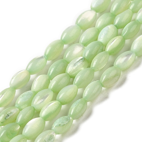 PandaHall Natural Trochus Shell Beads Strands, Dyed, Rice, Light Green, 5x3~3.5mm, Hole: 0.7mm, about 81~82pcs/strand, 15.39''~15.51''...
PandaHall Natural Trochus Shell Beads Strands, Dyed, Rice, Light Green, 5x3~3.5mm, Hole: 0.7mm, about 81~82pcs/strand, 15.39''~15.51''...