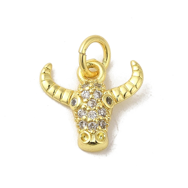 PandaHall Real 18K Gold Plated Brass Pave Clear Cubic Zirconia Pendants, with Jump Rings, Cattle, 11x12x2.5mm, Hole: 3mm Brass+Cubic...
PandaHall Real 18K Gold Plated Brass Pave Clear Cubic Zirconia Pendants, with Jump Rings, Cattle, 11x12x2.5mm, Hole: 3mm Brass+Cubic...