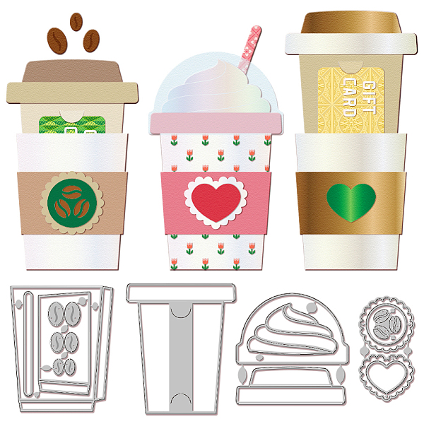 PandaHall GLOBLELAND Coffee Cup Gift Card Holder Cutting Dies for Card Making Drink Label Metal Die Cuts Cutting Dies Template DIY...
PandaHall GLOBLELAND Coffee Cup Gift Card Holder Cutting Dies for Card Making Drink Label Metal Die Cuts Cutting Dies Template DIY...
