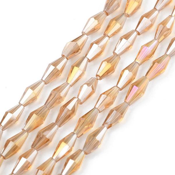 PandaHall Transparent Glass Beads, Bicone, AB Color Plated, Faceted, Peru, 8x4mm, Hole: 0.8mm, about 70pcs/strand, 20.47 inch(52cm) Glass..., Brown
PandaHall Transparent Glass Beads, Bicone, AB Color Plated, Faceted, Peru, 8x4mm, Hole: 0.8mm, about 70pcs/strand, 20.47 inch(52cm) Glass..., Brown