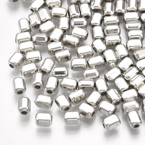 PandaHall CCB Plastic Spacer Beads, Hexagonal Prisms, Platinum, 4x2.5x3mm, Hole: 1.2mm Plastic Hexagon
PandaHall CCB Plastic Spacer Beads, Hexagonal Prisms, Platinum, 4x2.5x3mm, Hole: 1.2mm Plastic Hexagon