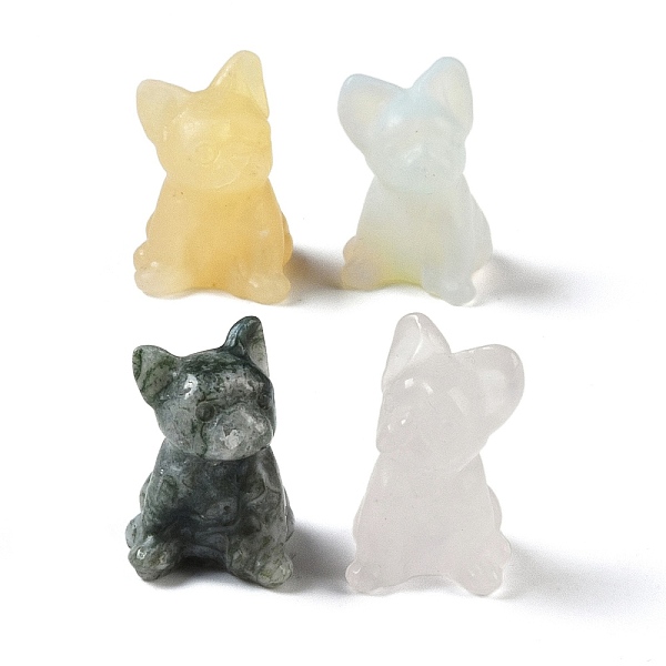 PandaHall Natural & Synthetic Mixed Gemstone Carved Dog Figurines, for Home Office Desktop Feng Shui Ornament, 21~23x19.5~22.5x30mm Mixed...
PandaHall Natural & Synthetic Mixed Gemstone Carved Dog Figurines, for Home Office Desktop Feng Shui Ornament, 21~23x19.5~22.5x30mm Mixed...