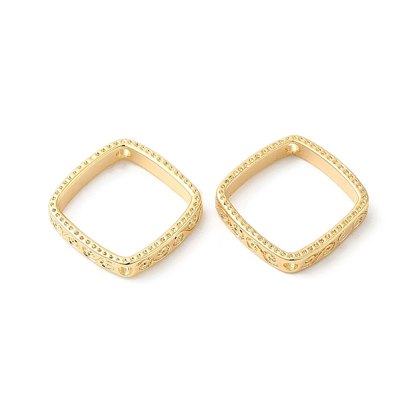 PandaHall Brass Bead Frames, Rombus, Real 18K Gold Plated, 15x15x2.5mm, Hole: 1mm, Inner Diameter: 10.5mm Brass Rhombus
PandaHall Brass Bead Frames, Rombus, Real 18K Gold Plated, 15x15x2.5mm, Hole: 1mm, Inner Diameter: 10.5mm Brass Rhombus