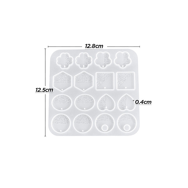 PandaHall DIY Geometrical Pendants Silicone Molds, Resin Casting Molds, For UV Resin, Epoxy Resin Jewelry Making, White, 128x125x4mm...
PandaHall DIY Geometrical Pendants Silicone Molds, Resin Casting Molds, For UV Resin, Epoxy Resin Jewelry Making, White, 128x125x4mm...