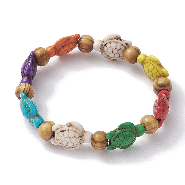 PandaHall Beach Turtle Dye Synthetic Turquoise Beaded Stretch Barcelets, Summer Wood Beaded Stretch Bracelets for Women, Colorful, Inner...
PandaHall Beach Turtle Dye Synthetic Turquoise Beaded Stretch Barcelets, Summer Wood Beaded Stretch Bracelets for Women, Colorful, Inner...