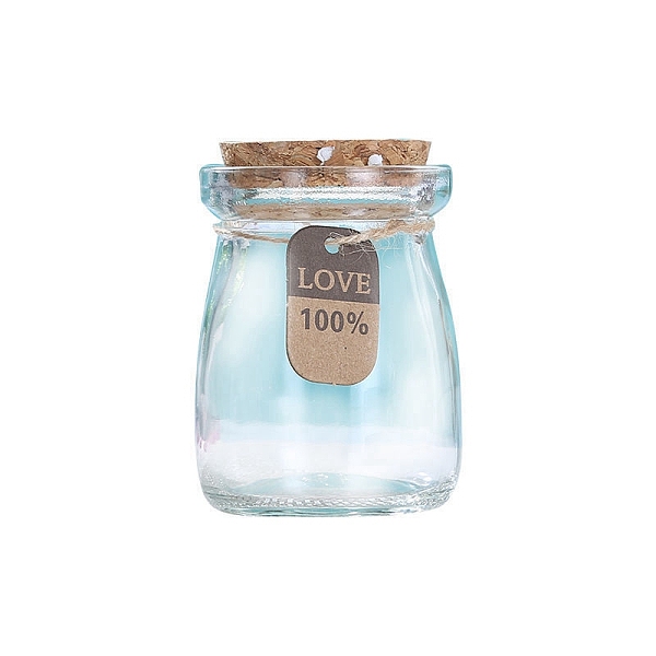 PandaHall Glass Empty Wishing Bottle, with Cork Stopper, Clear, 5.5x7.5cm Glass Bottle Clear
PandaHall Glass Empty Wishing Bottle, with Cork Stopper, Clear, 5.5x7.5cm Glass Bottle Clear