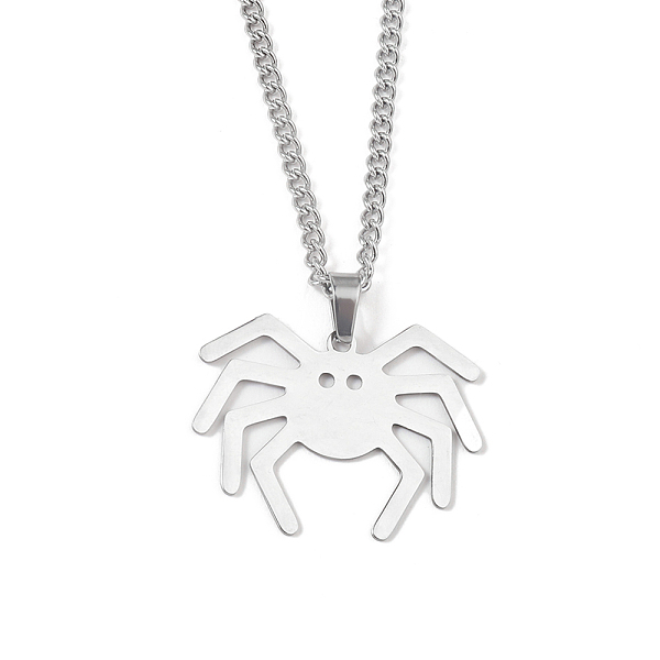 PandaHall 201 Stainless Steel Pendant Necklaces for Man, Crab, 23.78 inch(60.4cm), Crab: 26.5x35x1.3mm 201 Stainless Steel Crab
PandaHall 201 Stainless Steel Pendant Necklaces for Man, Crab, 23.78 inch(60.4cm), Crab: 26.5x35x1.3mm 201 Stainless Steel Crab