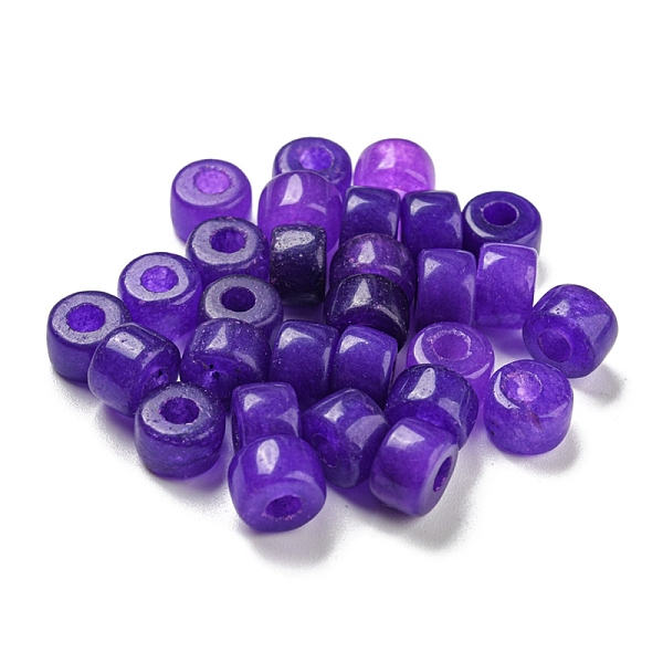 PandaHall Natural White Jade Dyed Beads, Column, Blue Violet, 8~8.5x5.5~6mm, Hole: 3~3.3mm White Jade Column
PandaHall Natural White Jade Dyed Beads, Column, Blue Violet, 8~8.5x5.5~6mm, Hole: 3~3.3mm White Jade Column