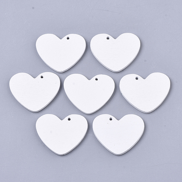 PandaHall Spray Painted Wood Pendants, Laser Cut Wood Shapes, Heart, White, 28x33.5x2.5mm, Hole: 1.8mm Wood Heart White
PandaHall Spray Painted Wood Pendants, Laser Cut Wood Shapes, Heart, White, 28x33.5x2.5mm, Hole: 1.8mm Wood Heart White