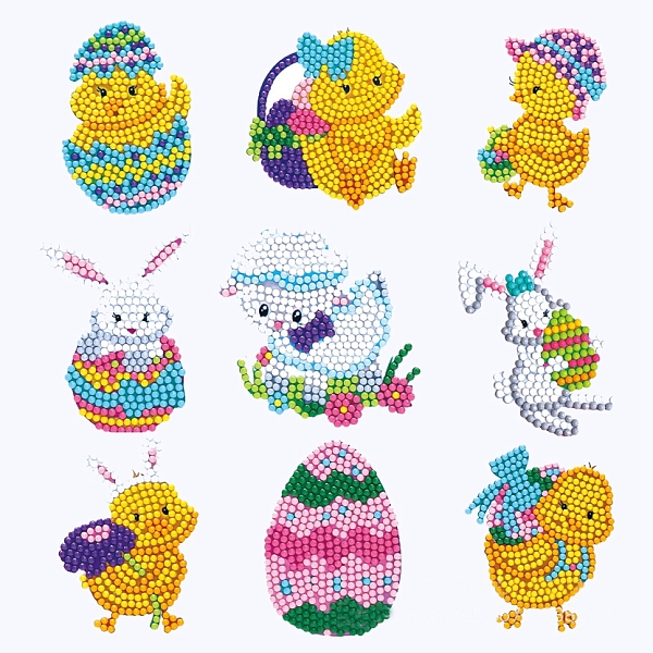 PandaHall DIY Duck & Rabbit & Easter Egg Diamond Painting Sticker Kits, including Self Adhesive Sticker, Resin Rhinestones, Diamond Sticky..., Multicolor
PandaHall DIY Duck & Rabbit & Easter Egg Diamond Painting Sticker Kits, including Self Adhesive Sticker, Resin Rhinestones, Diamond Sticky..., Multicolor