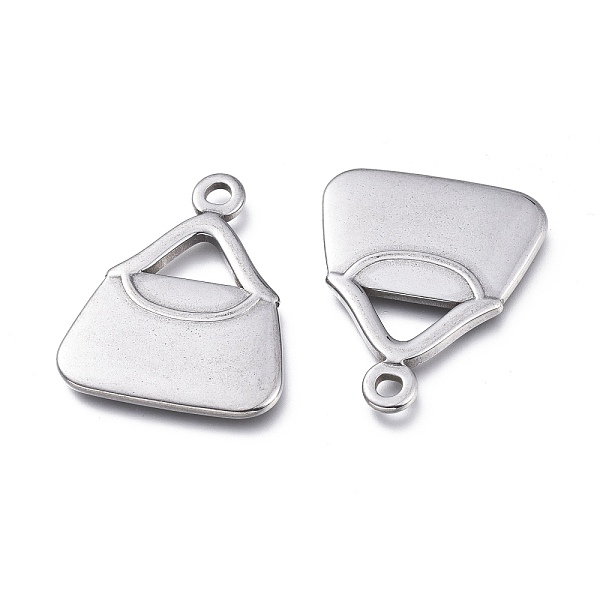 PandaHall 304 Stainless Steel Pendants, Handbag, Stainless Steel Color, 30x25.5x2.5mm, Hole: 2.8mm 304 Stainless Steel Bag
PandaHall 304 Stainless Steel Pendants, Handbag, Stainless Steel Color, 30x25.5x2.5mm, Hole: 2.8mm 304 Stainless Steel Bag