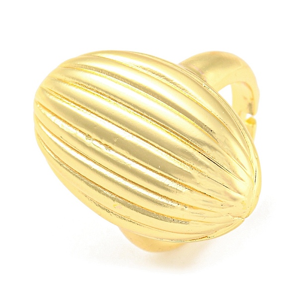 PandaHall Rack Plating Brass Grooved Oval Adjustable Rings, Long-Lasting Plated, Lead Free & Cadmium Free, Real 18K Gold Plated, Inner...
PandaHall Rack Plating Brass Grooved Oval Adjustable Rings, Long-Lasting Plated, Lead Free & Cadmium Free, Real 18K Gold Plated, Inner...