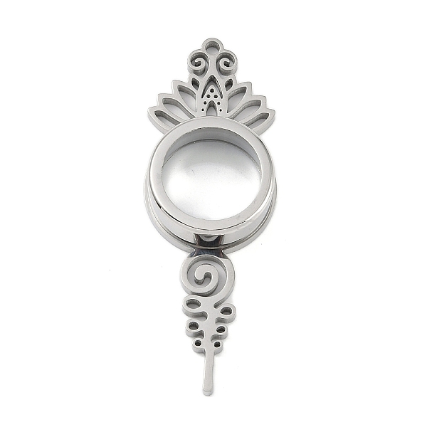 PandaHall 304 Stainless Stee Locket Pendants, with Glass, Flower Charm, Stainless Steel Color, 69.5x24.5x10.5mm, Hole: 2.5mm 304 Stainless...
PandaHall 304 Stainless Stee Locket Pendants, with Glass, Flower Charm, Stainless Steel Color, 69.5x24.5x10.5mm, Hole: 2.5mm 304 Stainless...