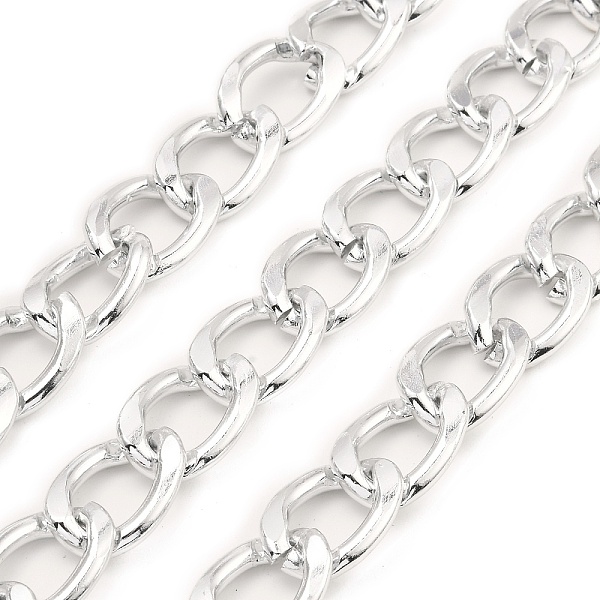 PandaHall Oxidation Aluminum Cuban Link Chains, Unwelded, with Spool, Silver, 21x15x3mm, about 32.81 Feet(10m)/Roll Aluminum
PandaHall Oxidation Aluminum Cuban Link Chains, Unwelded, with Spool, Silver, 21x15x3mm, about 32.81 Feet(10m)/Roll Aluminum