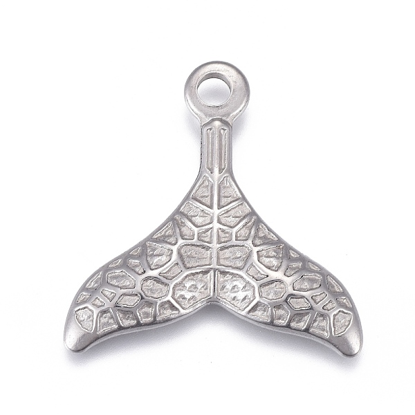 PandaHall 304 Stainless Steel Charms, Textured, Fishtail, Stainless Steel Color, 26x25x3mm, Hole: 2.5mm 304 Stainless Steel Fish
PandaHall 304 Stainless Steel Charms, Textured, Fishtail, Stainless Steel Color, 26x25x3mm, Hole: 2.5mm 304 Stainless Steel Fish
