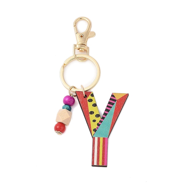 PandaHall Wood Keychain, with Dye & Iron Key Ring, Letter Y, 11.6~12.1cm Wood Letter Y
PandaHall Wood Keychain, with Dye & Iron Key Ring, Letter Y, 11.6~12.1cm Wood Letter Y