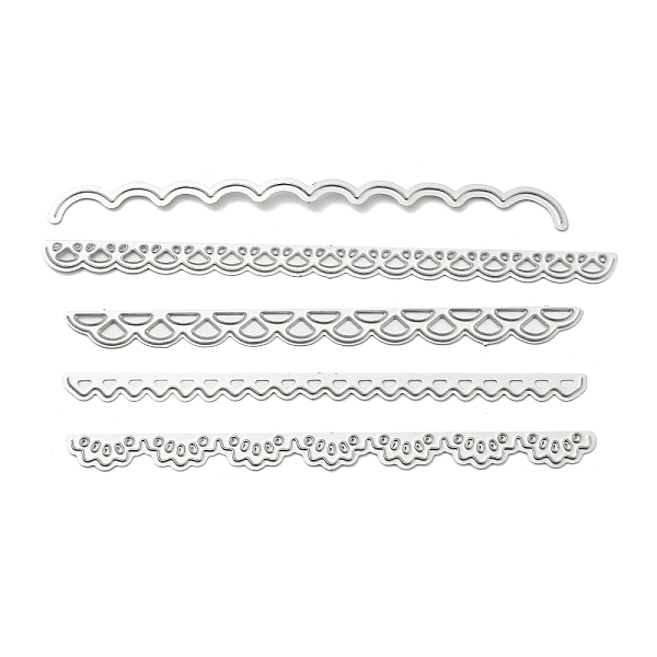 PandaHall Unicraftale 5Pcs 5 Styles Carbon Steel Lace Cutting Dies Stencils, Embossing Stencils for Ceramic & Clay Crafts, Matte Platinum...
PandaHall Unicraftale 5Pcs 5 Styles Carbon Steel Lace Cutting Dies Stencils, Embossing Stencils for Ceramic & Clay Crafts, Matte Platinum...