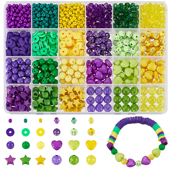 PandaHall AHADERMAKER DIY Beads Jewelry Making Finding Kit, Including Round & Star & Heart Acrylic & Glass Seed & Polymer Clay Disc Beads..., Multicolor
PandaHall AHADERMAKER DIY Beads Jewelry Making Finding Kit, Including Round & Star & Heart Acrylic & Glass Seed & Polymer Clay Disc Beads..., Multicolor