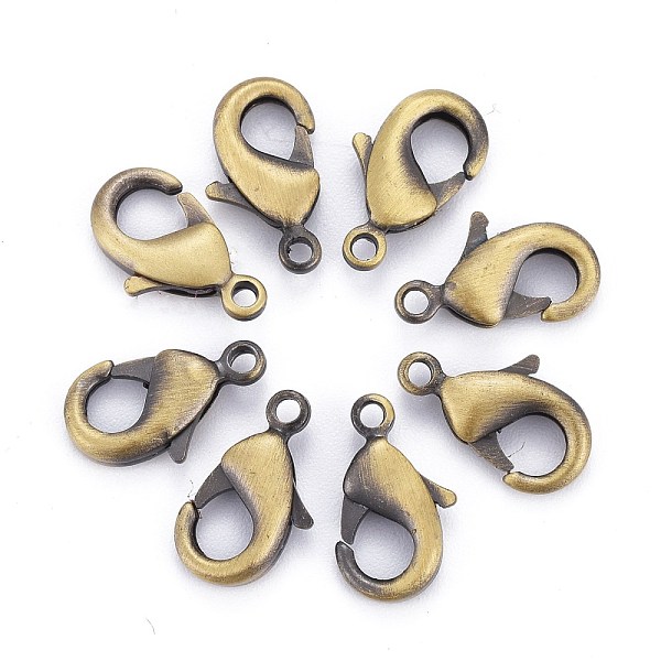 PandaHall Brass Lobster Claw Clasps, Parrot Trigger Clasps, Lead Free & Cadmium Free, Brushed Antique Bronze, 12x7x3mm, Hole: 1mm Brass...
PandaHall Brass Lobster Claw Clasps, Parrot Trigger Clasps, Lead Free & Cadmium Free, Brushed Antique Bronze, 12x7x3mm, Hole: 1mm Brass...